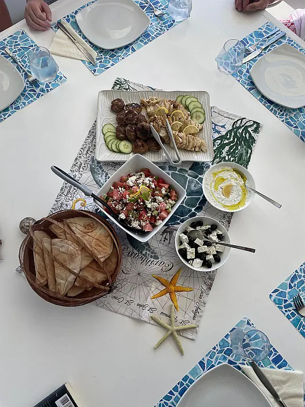 Rezeptidee: griechischer Abend
